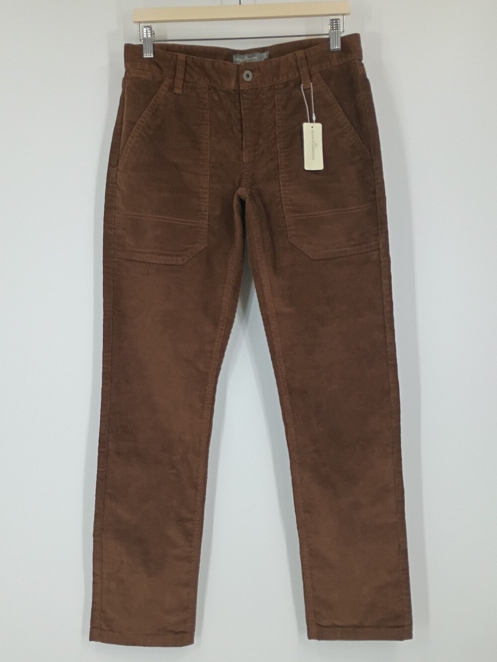 LL Bean Slim Straight Stretch Corduroy Pants 30" Inseam